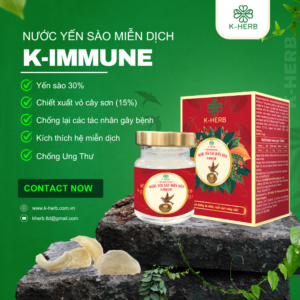 TPBS Nước Yến Sào Miễn Dịch K-IMMUNE (Hộp 6)