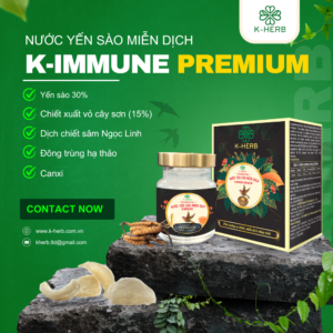 TPBS Nước Yến Sào Miễn Dịch K-IMMUNE PREMIUM (Hộp 6)